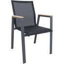 Home4You Tampere Garden Chair 63x56x90cm, Black (77697)