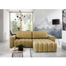 Eltap Bonett Solar Corner Pull-Out Sofa 175x250x92cm, Yellow (Bon_56)