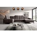 Eltap Neviro Savoy Corner Sofa 201x350x77cm, Grey (CO-NEV-LT-07SAV)