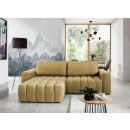 Eltap Bonett Solar Corner Pull-Out Sofa 175x250x92cm, Yellow (Bon_55)