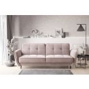 Eltap Bellis Extendable Sofa 220x90x83cm Universal Corner, Pink (SO-BEL-101GO)