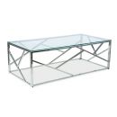 Signal Escada Glass Coffee Table, 120x60x40cm, Grey (ESCADAA)