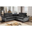 Eltap Federico Monolith/Monolith Corner Pull-Out Sofa 268x268x102cm, Grey (Fed_08)