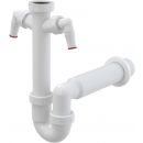 Alca A82 Kitchen Sink Siphon 50mm White (2101062)