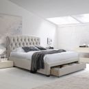 Home4You Natalia Sofa Bed 160x200cm, Without Mattress, Beige