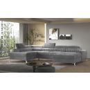 Eltap Lacante Sola Corner Pull-Out Sofa 202x354x92cm, Grey (CO-LAC-LT ...