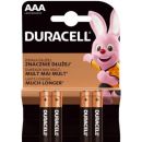 Duracell Basic Baterijas AAA 4gab (LR3/AAA)