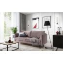Угловой диван Eltap Revi с выдвижным механизмом, 215x92x98 см, универсальный, розовый (SO-REV-24LO)