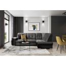 Eltap Sado Cloud Corner Pull-Out Sofa 192x272x95cm, Grey (CO-SAD-RT-05NU)