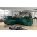 Угловой раскладной диван Eltap Anton Kronos 203x272x85 см, зеленый (An_66)