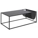 Home4You Seaford Coffee Table, 110x60x40cm, Black (AC86766)