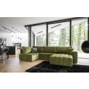 Stūra Dīvāns Izvelkams Eltap Bonito Loco 175x350x92cm, Zaļš (CO-BON-RT-33LO)
