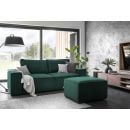 Извлекаемый диван Eltap 260x104x96 см универсальный угол, зеленый (SO-SILL-35NU)
