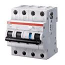 Abb Stotz Kontakt combined residual current circuit breaker C curve 4-pole, ProM Compact, AC