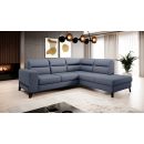 Eltap Cassara Poco Corner Pull-Out Sofa 237x277x100cm, Blue (CO-CAS-RT-40PO)