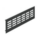 Вентиляционная решетка HAFELE 80 x 250 мм, черная (575.20.521)