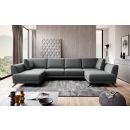 Eltap Larco Vero Corner Pull-Out Sofa 191x362x90cm, Grey (CO-LA-05VER)