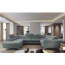 Диван Eltap Louis Rekta угловой раскладной 202x347x92 см, серый (CO-LOU-LT-100REK)