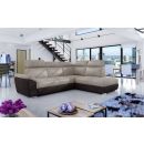 Eltap Loreto Monolith/Monolith Corner Pull-Out Sofa 60x260x102cm, Brown (Lor_21)