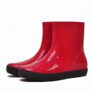 Nordman Women's Rubber Ankle Boots Alida PS-24 Red/Black