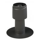 Vilpe Alipai Flow 160 Aerators for Low-pitched Roof Black
