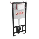 Alca AM101/1120 Built-in Toilet Frame Black (behind plasterboard) (A2015001011)