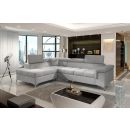 Eltap Eridano Sawana Corner Pull-Out Sofa 202x275x90cm, Grey (ERI_41)