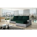 Eltap Black Kronos/Paros Corner Pull-Out Sofa 165x245x90cm, Green (Ng23)