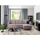 Eltap Roxi Loco Corner Pull-Out Sofa 165x240x90cm, Pink (CO-ROX-U-24LO)