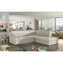 Eltap Elano Soft Corner Pull-Out Sofa 65x212x90cm, Beige (EL52)