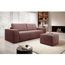 Eltap Pull-Out Sofa 260x104x96cm Universal Corner, Pink (SO-SILL-24LU)