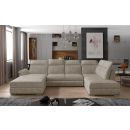 Eltap Evanell Dora Corner Pull-Out Sofa 216x336x102cm, Beige (Evl_62)