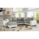 Stūra Dīvāns Izvelkams Eltap Marco Berlin/Soft 53x312x92cm, Pelēks (Mc_12)