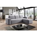 Eltap Solar Corner Pull-Out Sofa 204x302x95cm, Grey (CO-SILL-RT-80SOL)