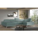 Eltap Lacante Savoi Corner Pull-Out Sofa 202x354x92cm, Blue (CO-LAC-RT-100SAV)