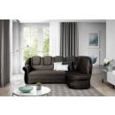 Eltap Lord Monolith Corner Pull-Out Sofa 180x243x105cm, Brown (L_004)