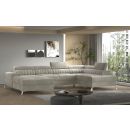 Eltap Lacante Sola Corner Pull-Out Sofa 202x347x92cm, Beige (CO-LAC-RT-18SO)