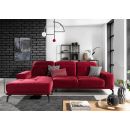 Eltap Torrense Kronos Corner Sofa 175x265x98cm, Red (Tor_81)