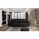 Eltap Elise Extendable Sofa 250x95x90cm Universal Corner, Black (SO-ELI-11SOF)