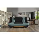 Eltap Ewa 4 Pull-Out Sofa 189x58x88cm Universal Corner, Black (E07)