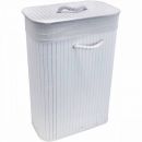 Duschy laundry basket Bambu 400x220x600 mm white