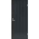 Swedoor Basic B0010 Exterior Door, Dark Grey, 10x21, Right-handed (473180)