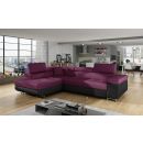 Eltap Anton Lars/Soft Corner Pull-Out Sofa 203x272x85cm Violet (An_26)