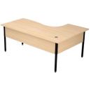 Office Desk, 175x120x74cm, Oak (28-0280-01)