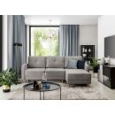 Eltap Roxi Loco Corner Pull-Out Sofa 165x240x90cm, Grey (CO-ROX-U-04LO)