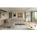 Eltap Theodore L-shaped Sofa 200x275x77cm, Beige (CO-THE-LT-18LE)