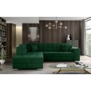 Eltap Pieretta Kronos Corner Pull-Out Sofa 58x260x80cm, Green (Prt_07)