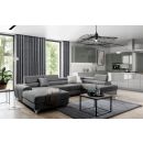 Eltap Lacante Gojo Corner Pull-Out Sofa 202x354x92cm, Grey (CO-LAC-RT-05GO)