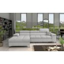 Eltap Ricardo Sawana Corner Pull-Out Sofa 60x280x90cm, Grey (Ric_18)