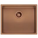 Reginox Tampa Built-in/Flat-mounted Stainless Steel Kitchen Sink, Brown (R35320)